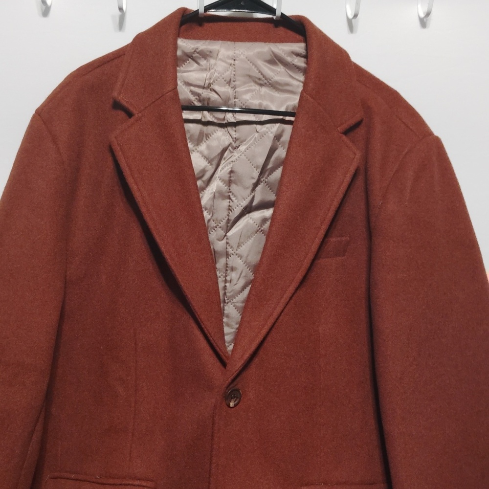 Men Wool Trench Coat